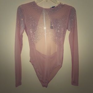 Sheer Nude Bodysuit from Forever 21